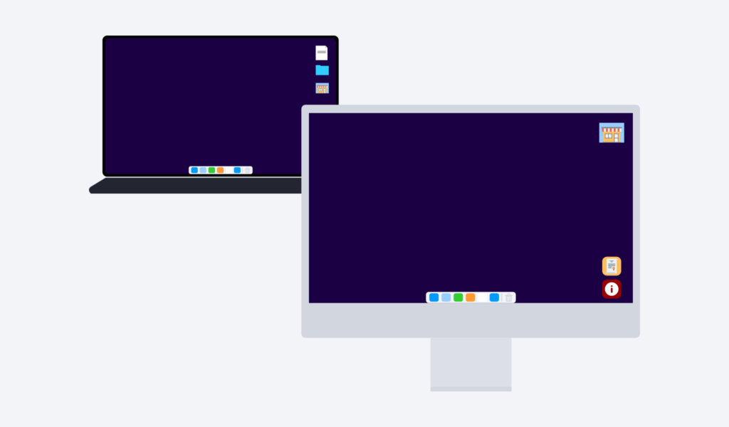 Desktopsymbole auf dem Mac anpassen