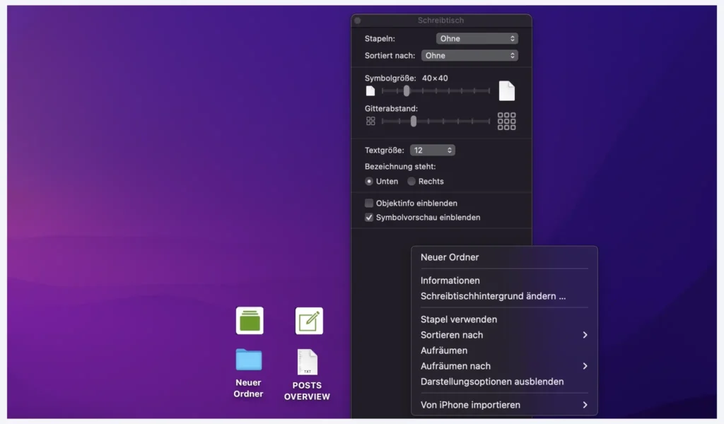 Desktopsymbole auf dem Mac anpassen - eb