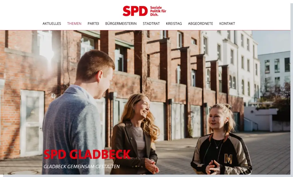 eb Webdesign - Referenzen - SPD Gladbeck
