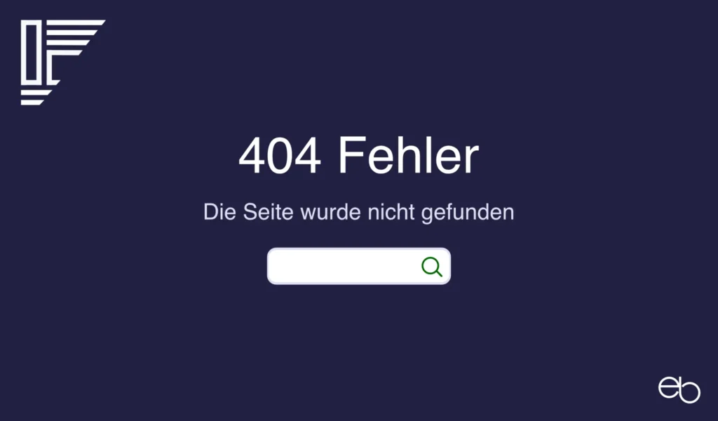 404 Fehlermeldung - Tipps zur Vermeidung toter Links