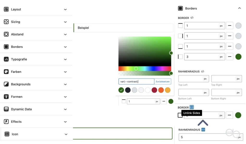 GenerateBlocks Tutorial 2 - Rahmen