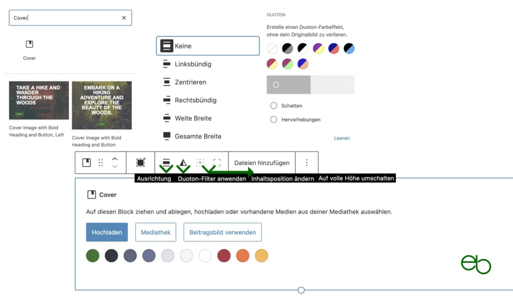 Gutenberg Tutorial 5 - Cover