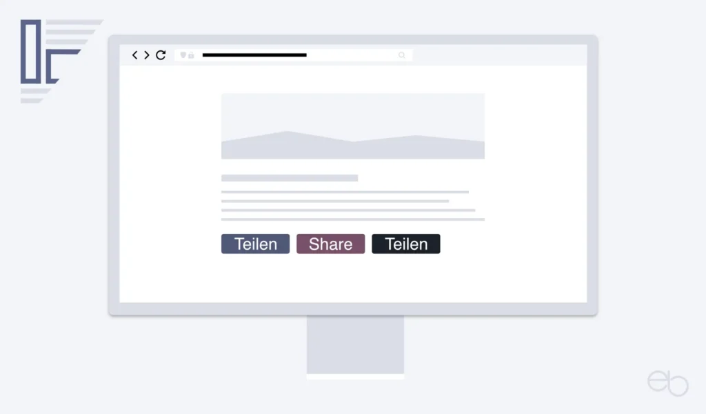 Share Buttons - Rechtssicheres Teilen mit Shariff