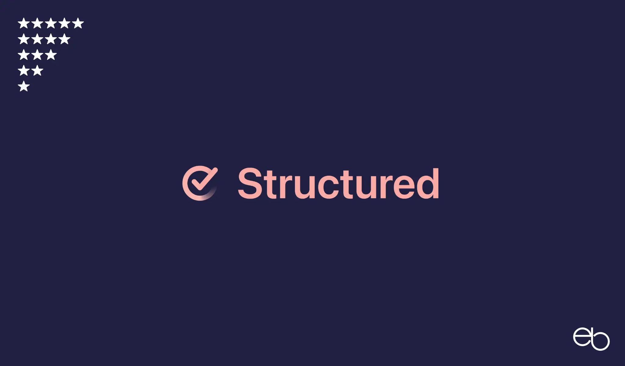 Structured - Immer perfekt organisiert