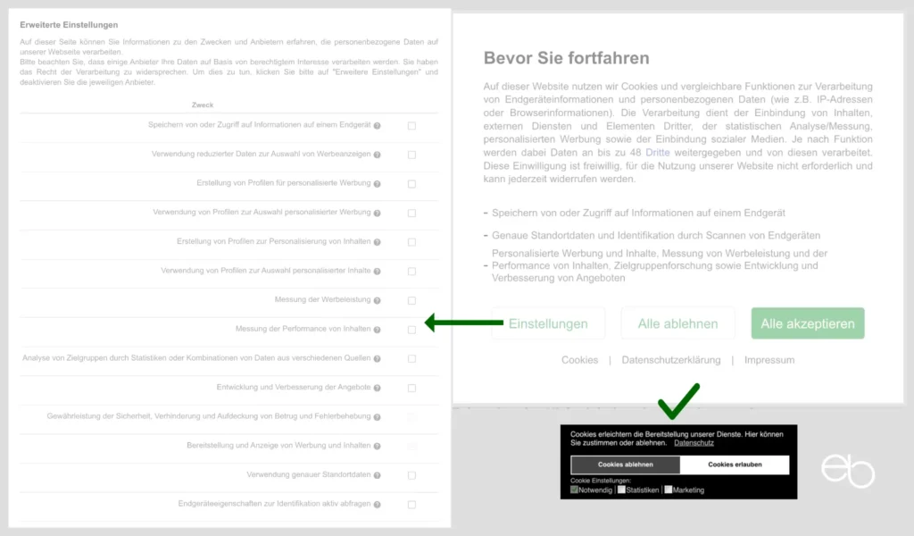 Eine rechtssichere Website - Korrekte Cookie-Hinweise