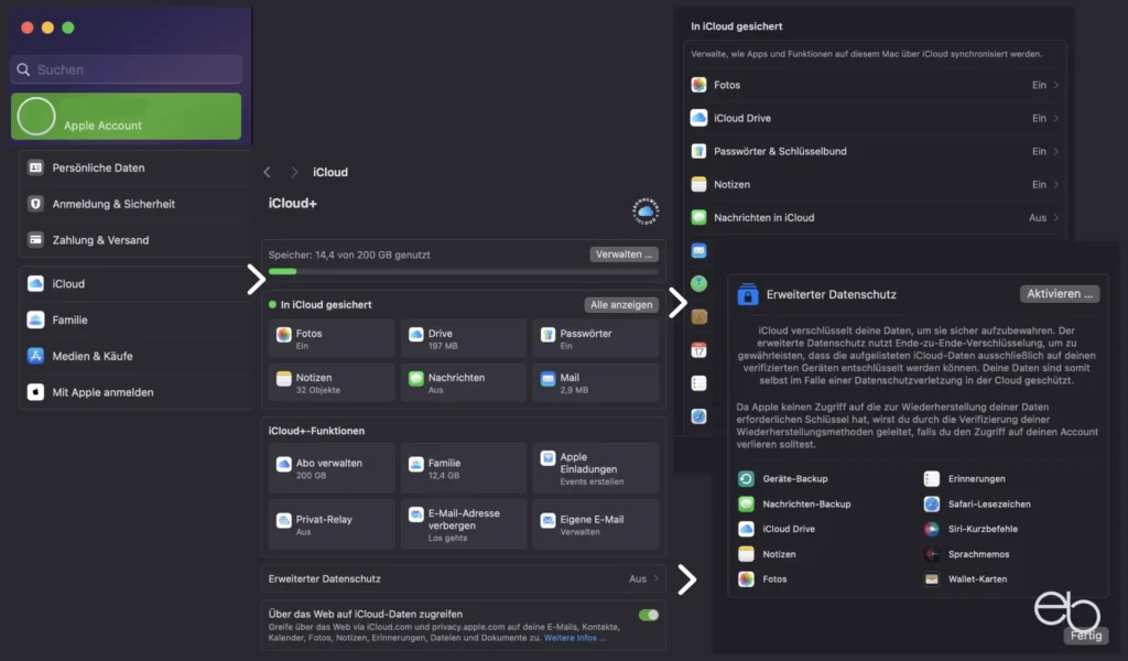 EU-Alternativen - macOS Datenschutz-Einstellungen