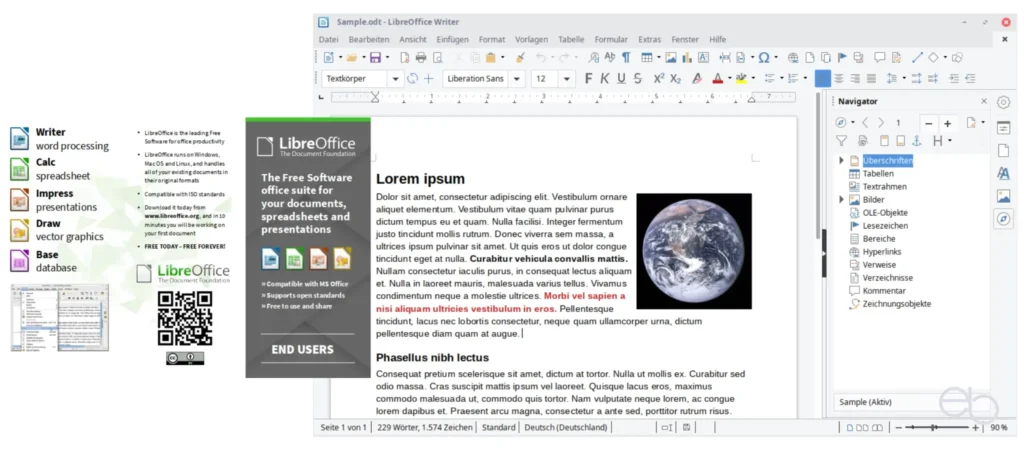 EU-Alternativen zu Office - Beispiel LibreOffice