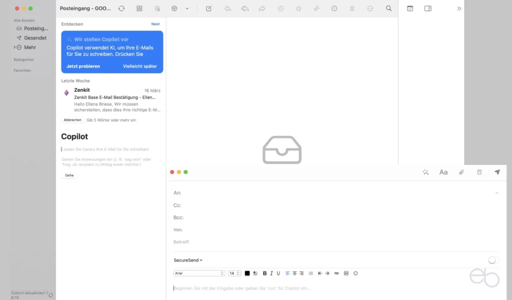 Eu-Alternativen - Mail-Clients Canary Mail