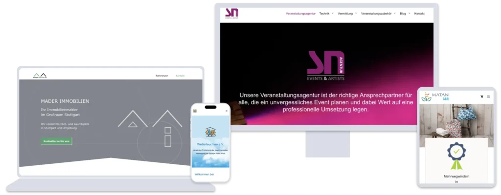 eb Webdesign - Beispiel-Websites