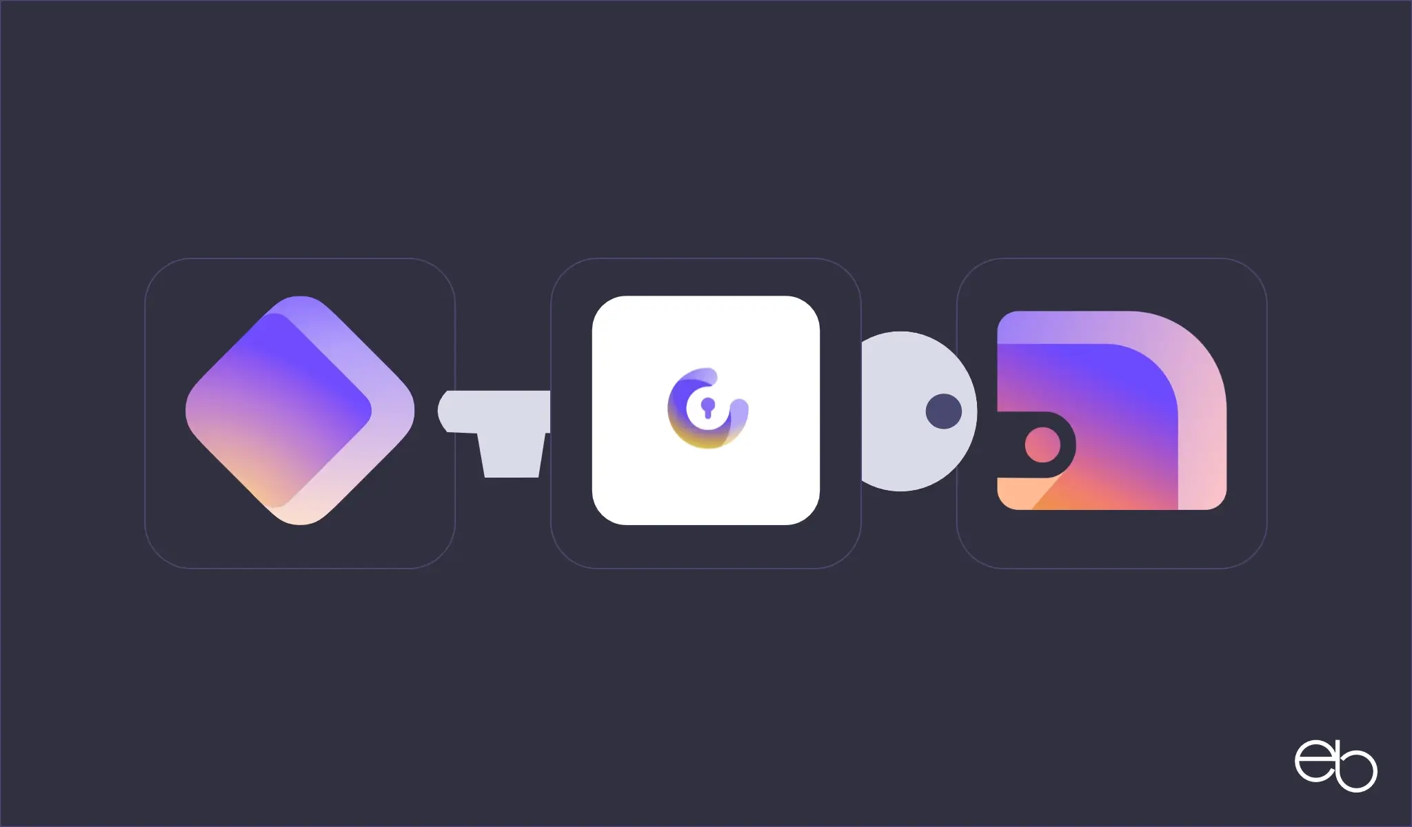 Proton Pass, Authenticator und Wallet - Logos