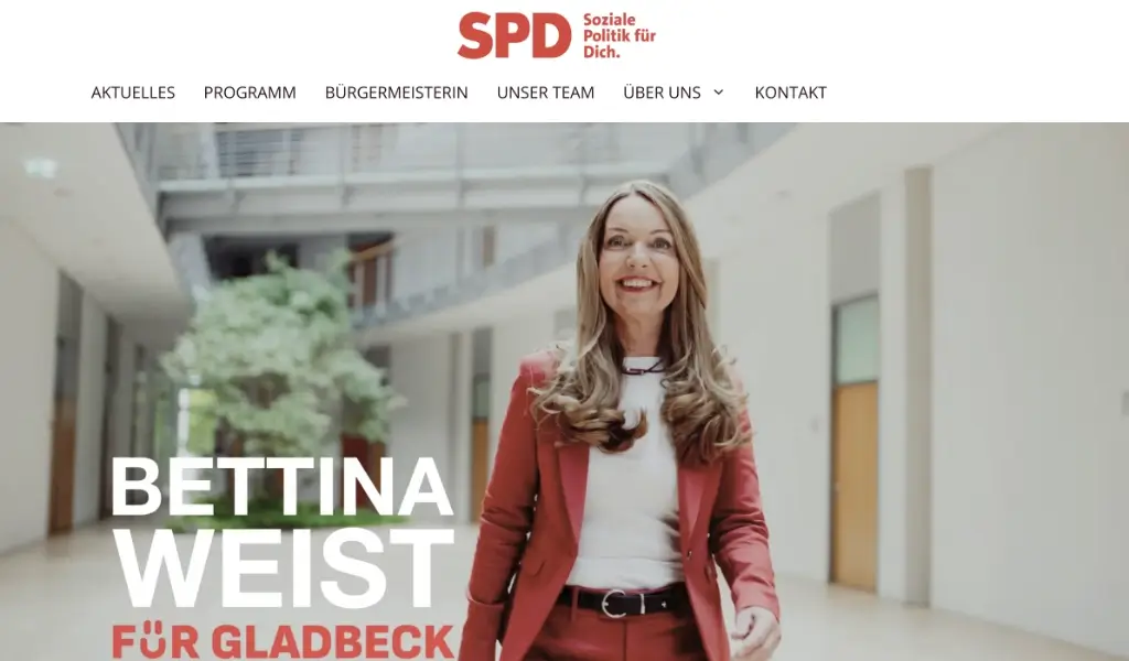 Referenzen - SPD Gladbeck - Design: eb
