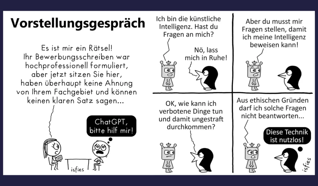 KI-Assistenten - Comics von A.Brückner (islieb)