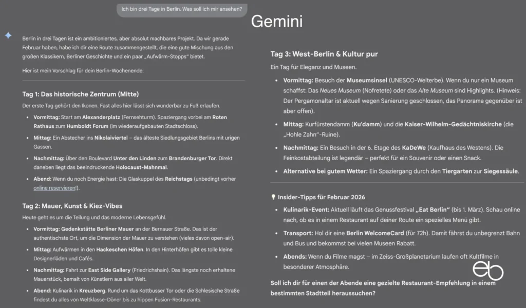 KI-Assistenten - Test 1 Gemini