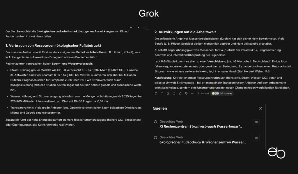 KI-Assistenten - Test 2 Grok