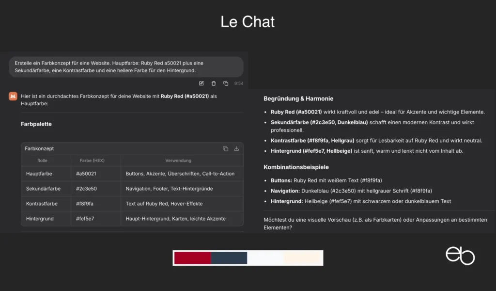 KI-Assistenten - Test 3 Le Chat