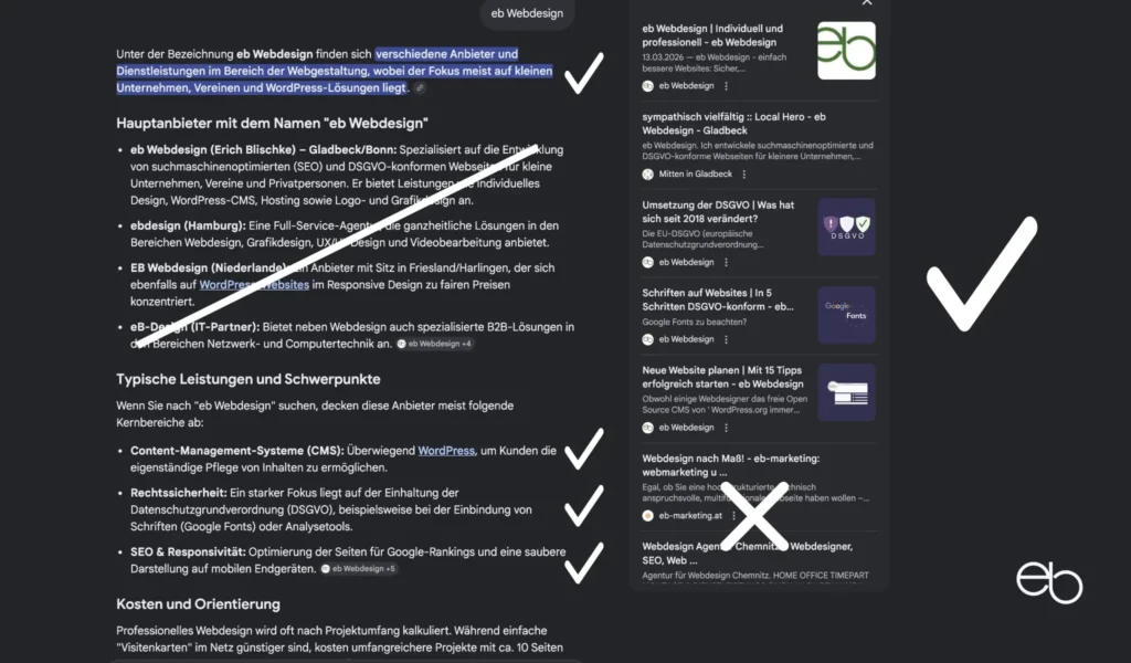 KI kritisch betrachtet - Suche im Google-KI-Modus